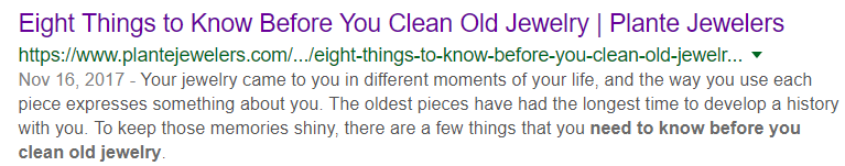 Shopify SEO - 8 Things to Know Before You Clean Old Jewelry