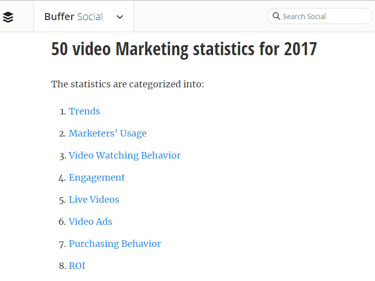 How To Get Backlinks to Increase Website Traffic - 50 Video Marketing Statistics for 2017